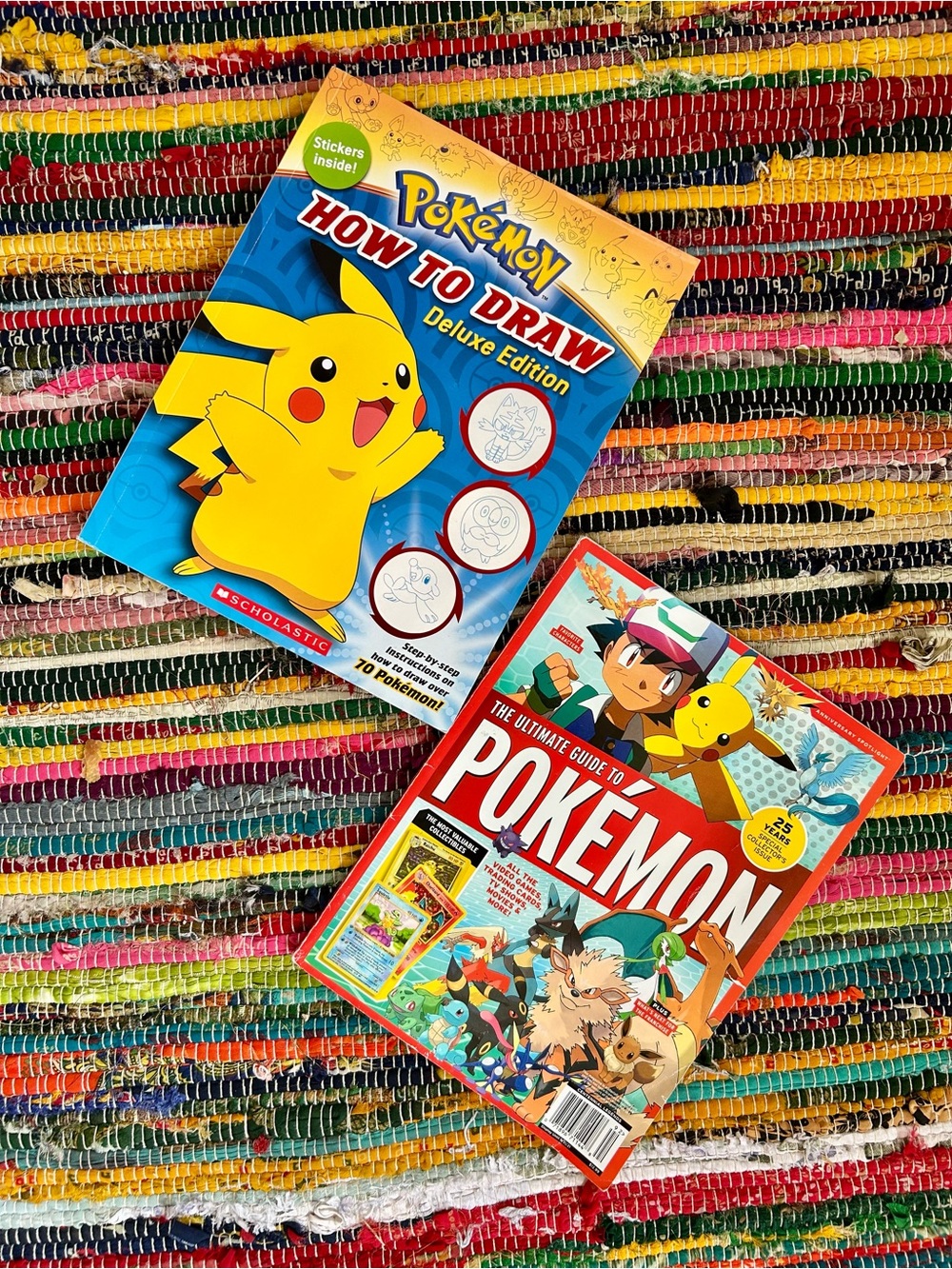 Pokemon How to Draw Deluxe Edition & Ultimate Guide 25th Anniversary Books